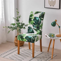 Printing Elactic Chair Cover Spandex Stretch Chair Seat Cover Anti-dirty Chair Slipcovers for Dinner Room Office Wedding Party