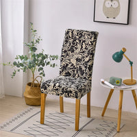 Printing Elactic Chair Cover Spandex Stretch Chair Seat Cover Anti-dirty Chair Slipcovers for Dinner Room Office Wedding Party