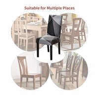 Printing Elactic Chair Cover Spandex Stretch Chair Seat Cover Anti-dirty Chair Slipcovers for Dinner Room Office Wedding Party