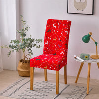 Printing Elactic Chair Cover Spandex Stretch Chair Seat Cover Anti-dirty Chair Slipcovers for Dinner Room Office Wedding Party