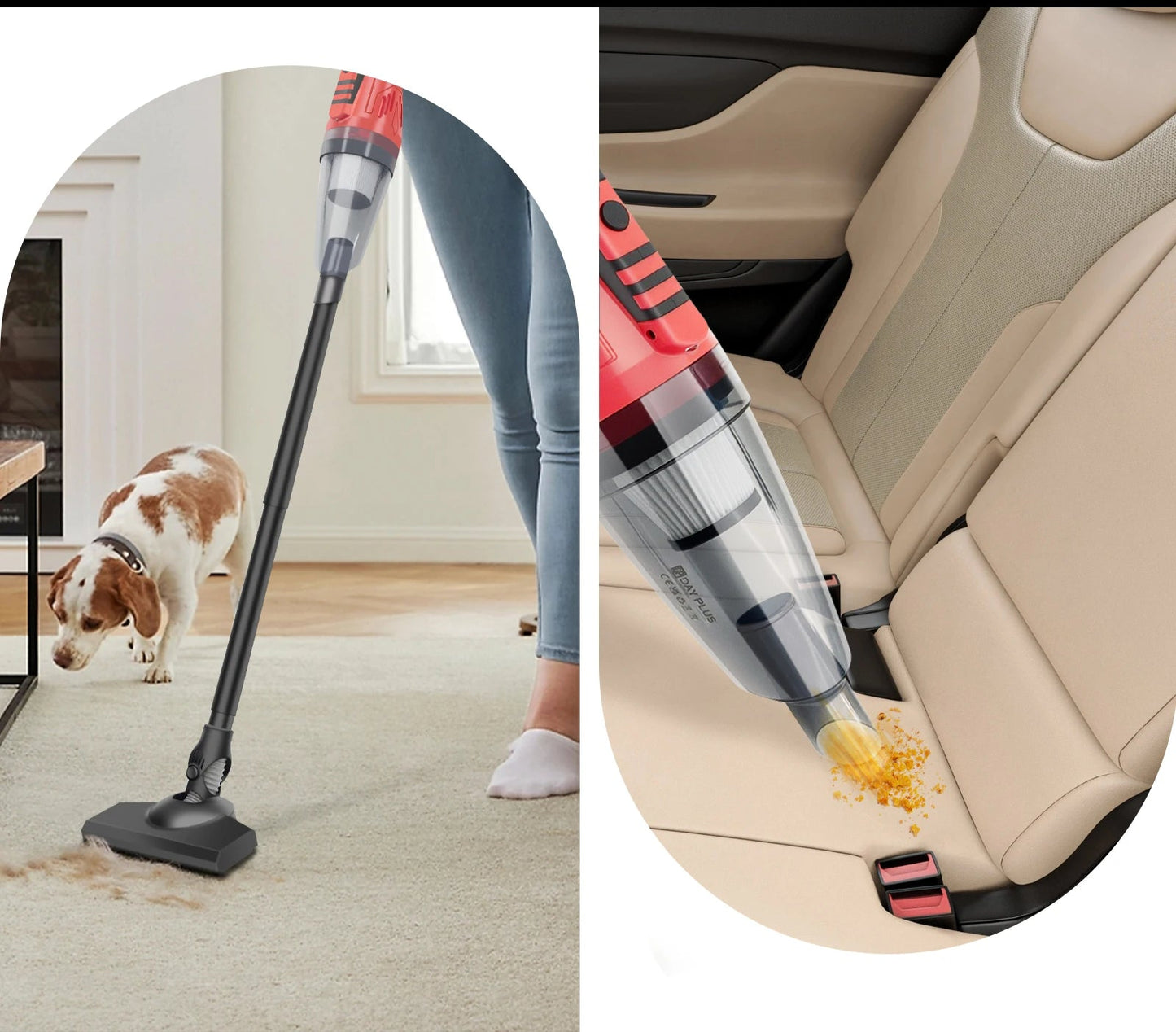 Handheld Rechargeable Vacuum for Car Home Floor