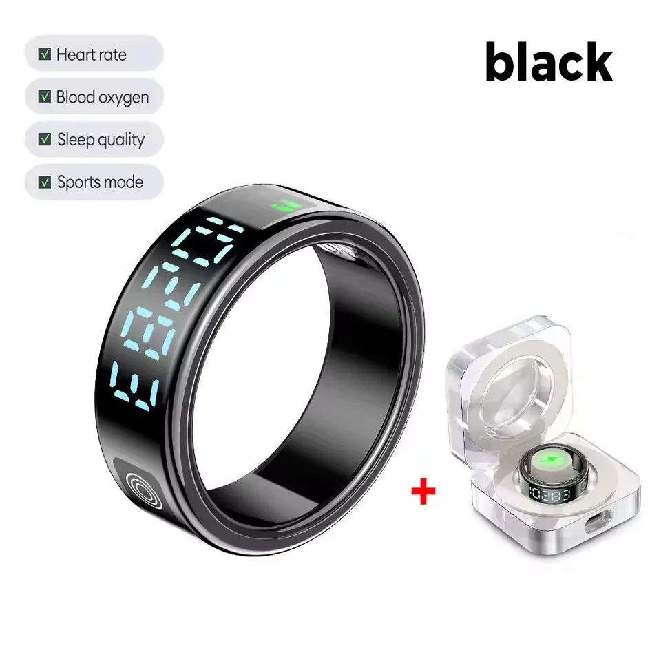 Smart Ring Men Women LED Display Screen